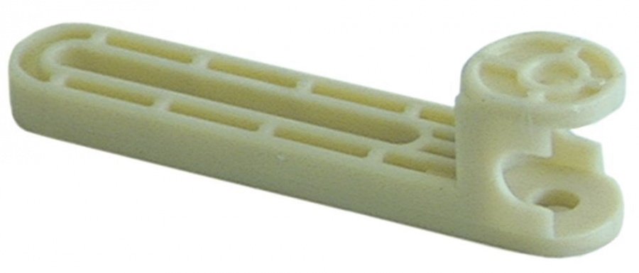 Lever for sump L 143mm W 29mm H 37mm shaft intake ø 10mm plastic ICEMATIC - 695025