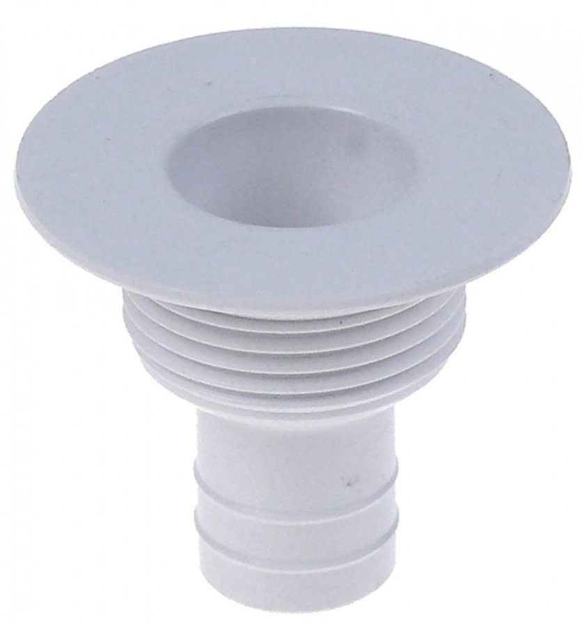  Drain fitting thread M30x2 L 40,7mm straight connection 17mm for ice-cube maker - 695039