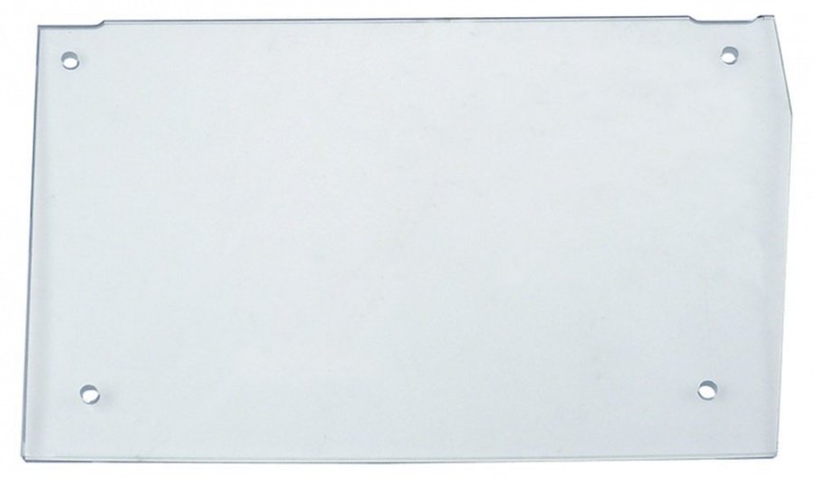  Glass panel L 240mm W 370mm thickness 8mm for vitrine - 695167