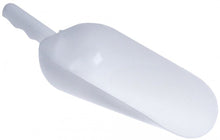 Lingură tip lopată lungime 220mm lățime 114mm înălțime 55mm din plastic alb - 695244