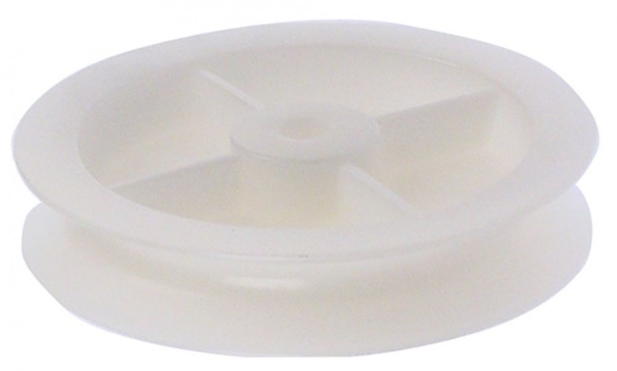 Round belt pulley disc ø 61mm shaft intake ø 10mm groove depth 5mm disc width 12mm groove width 10mm - 695280