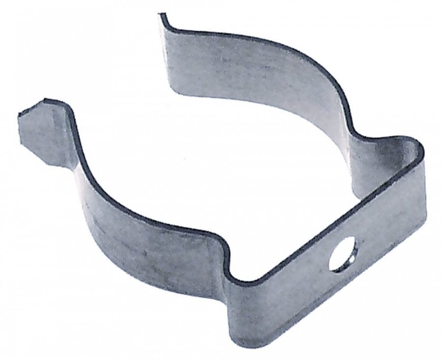 Spring clip L 28mm W 10mm hole ø 4,5mm tube ø 31mm - 695584