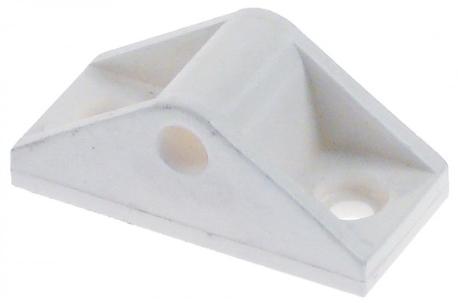 Bracket for inner door L 44mm W 20mm H 18mm shaft intake ø 6,3mm mounting distance 30mm - 695646