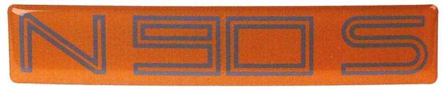  Model name plate N90S L 100mm W 19mm self-adhesive - 695696