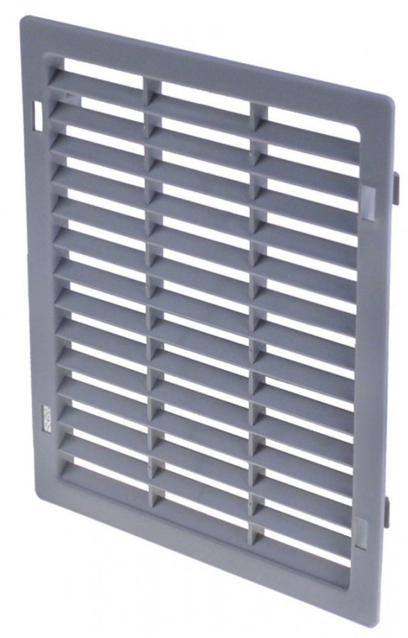  Ventilation grille plastic grey H 195mm L 230mm - 695699