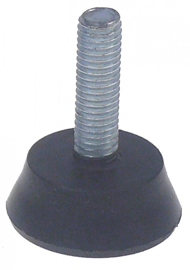 Equipment foot thread M8 thread L 27mm ø 30mm H 12mm Qty 1 pcs - 695738