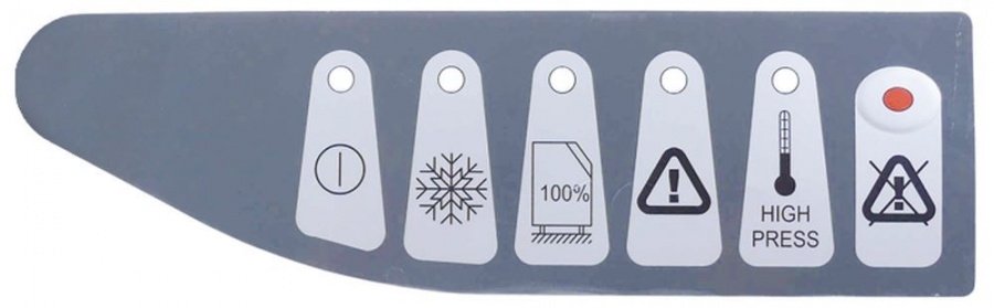 Front foil L 265mm W 76mm for ice maker - 695843