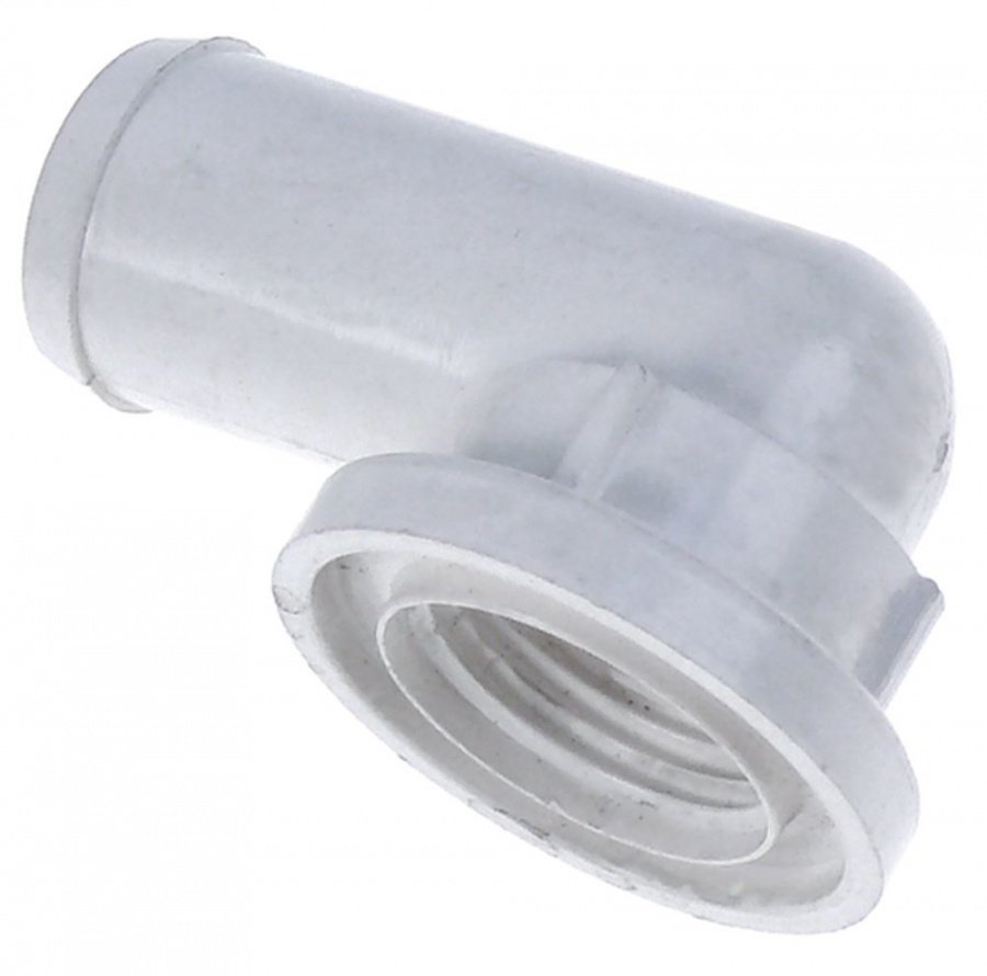  Hose connector thread 7/8" UNF for hose ID 20mm curved 90° plastic - 695846