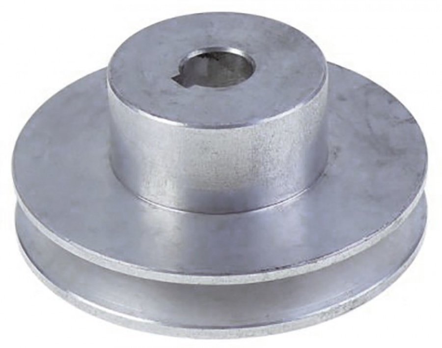  V-belt pulley single disc ø 106mm shaft intake ø 18mm groove depth 14mm - 695897