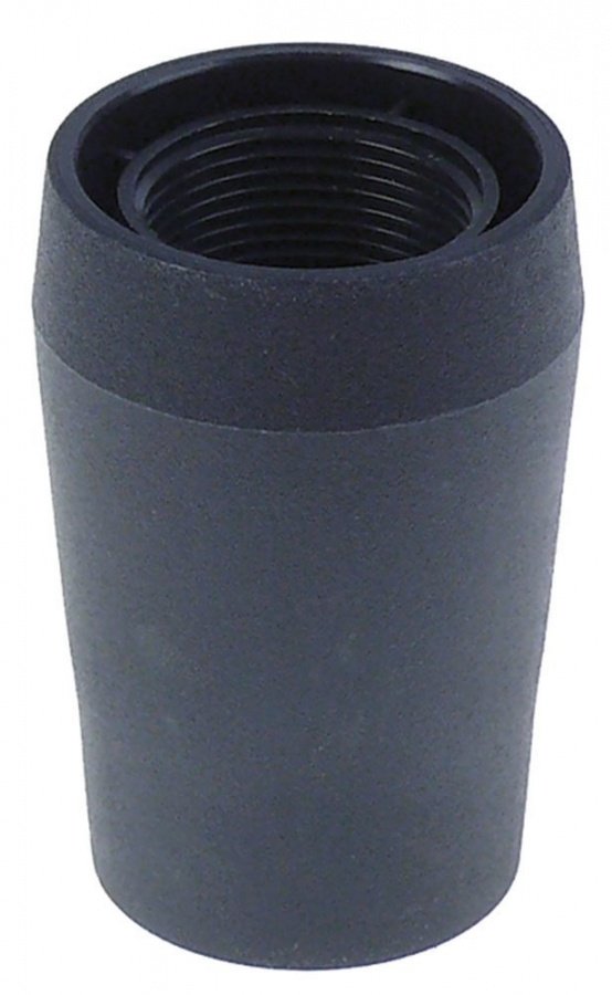 Equipment foot tap head tube ø 63mm H 100mm plastic size - 695917