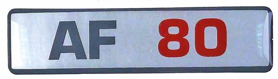  Sticker AF 80 grey - 695993
