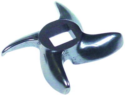Cutit masina de tocat 8, ø 55mm, interior 10x10mm, Inox - 696021