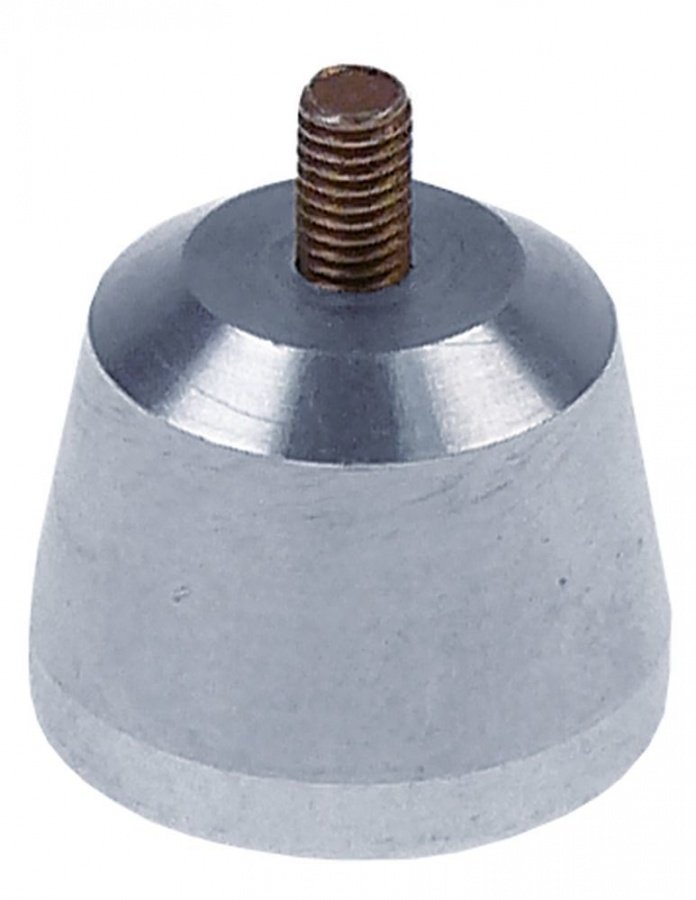 Equipment foot thread M5 ø 28mm H 24mm thread L 8mm C4-C6-C9 Qty 1 pcs - 696043