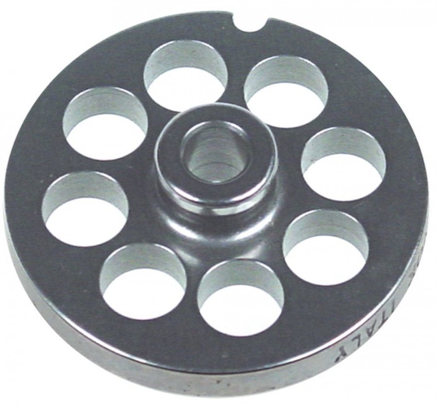 Sită/ciur mașina de tocat oțel inoxidabil ø 61.8mm ø găuri 12mm mărime 8 cu butuc tip ENTERPRISE - 696107