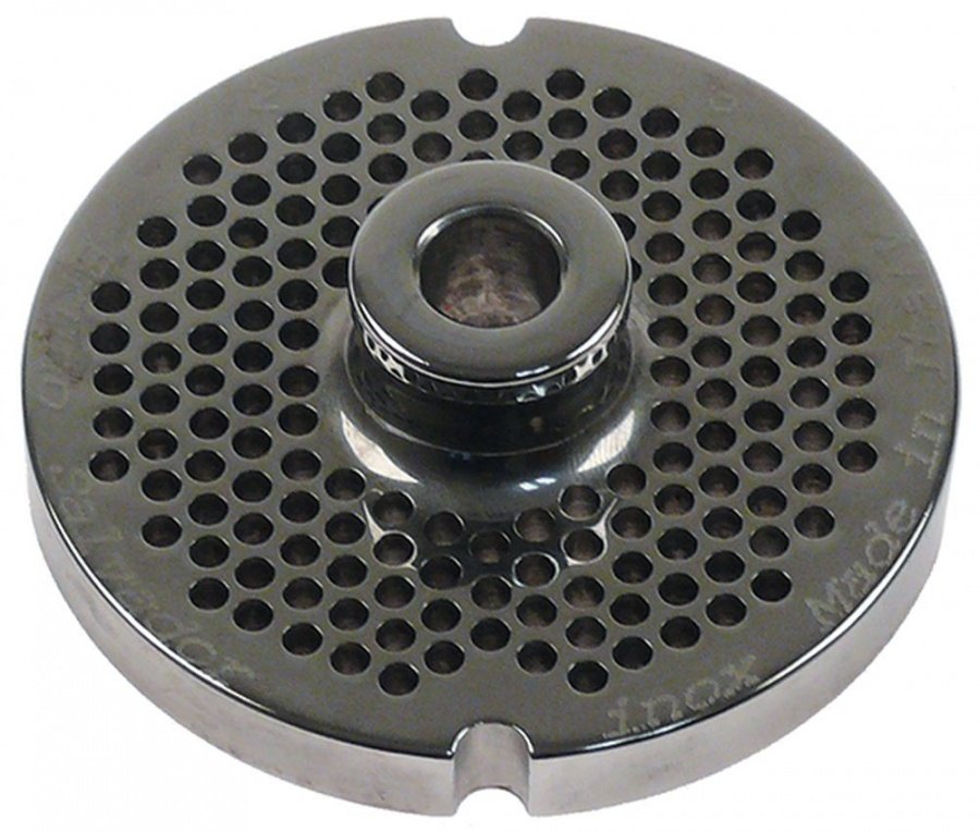 Sită/ciur mașina de tocat oțel inoxidabil ø 69.6mm ø găuri 3mm mărime 12 cu butuc tip ENTERPRISE - 696112