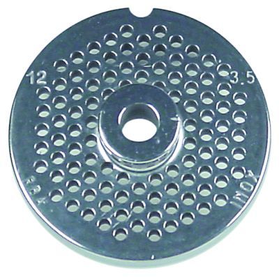Sita/ciur masina de tocat otel inox ø 70mm, gauri ø 3,5mm, marime 12, cu butuc, ENTERPRISE - 696113