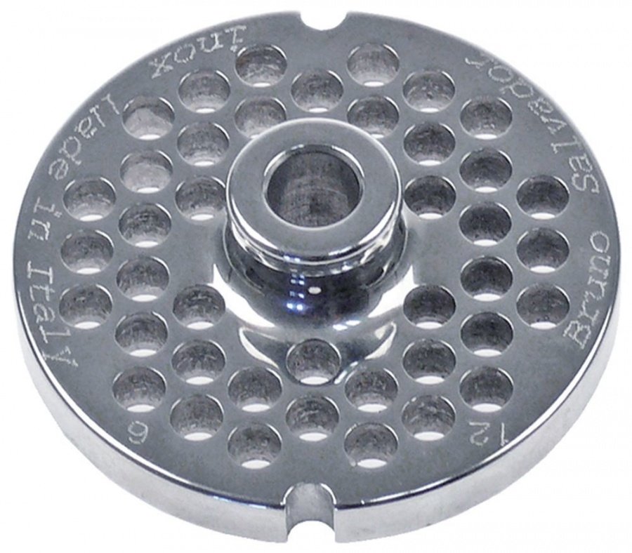 Sită/ciur mașina de tocat oțel inoxidabil ø 69,6mm ø găuri 6mm mărime 12 cu butuc tip ENTERPRISE - 696115