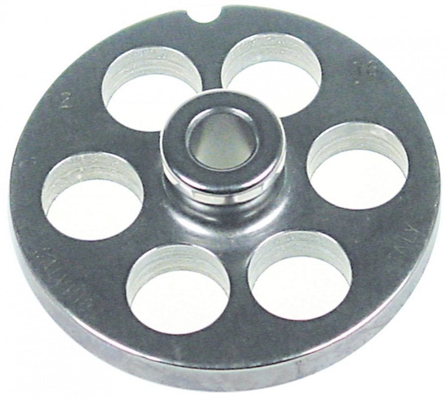  Sită/ciur mașina de tocat oțel inoxidabil ø 69.6mm ø găuri 16mm mărime 12 cu butuc tip ENTERPRISE - 696120