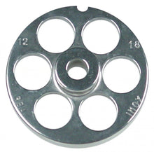  Sită/ciur mașina de tocat oțel inoxidabil ø 69.6mm ø găuri 18mm mărime 12 cu butuc tip ENTERPRISE - 696121