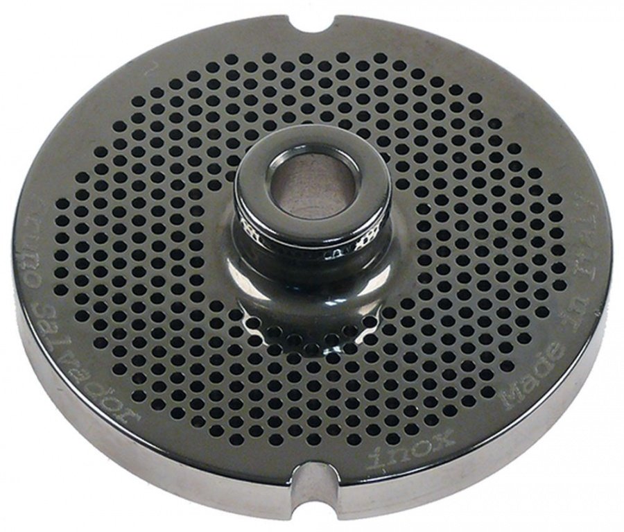 Sită/ciur mașină de tocat oțel inoxidabil ø 82,7mm ø găuri 2mm mărime 22 cu butuc tip ENTERPRISE -  696124