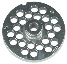 Sită/ciur mașina de tocat oțel inoxidabil ø 82mm ø găuri 10mm mărime 22 cu butuc tip ENTERPRISE - 696130