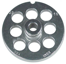  Sită/ciur mașina de tocat oțel inoxidabil ø 82mm ø găuri 16mm mărime 22 cu butuc tip ENTERPRISE - 696133