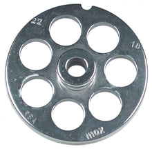  Sită/ciur mașina de tocat oțel inoxidabil ø 82,7mm ø găuri 18mm mărime 22 cu butuc tip ENTERPRISE - 696134