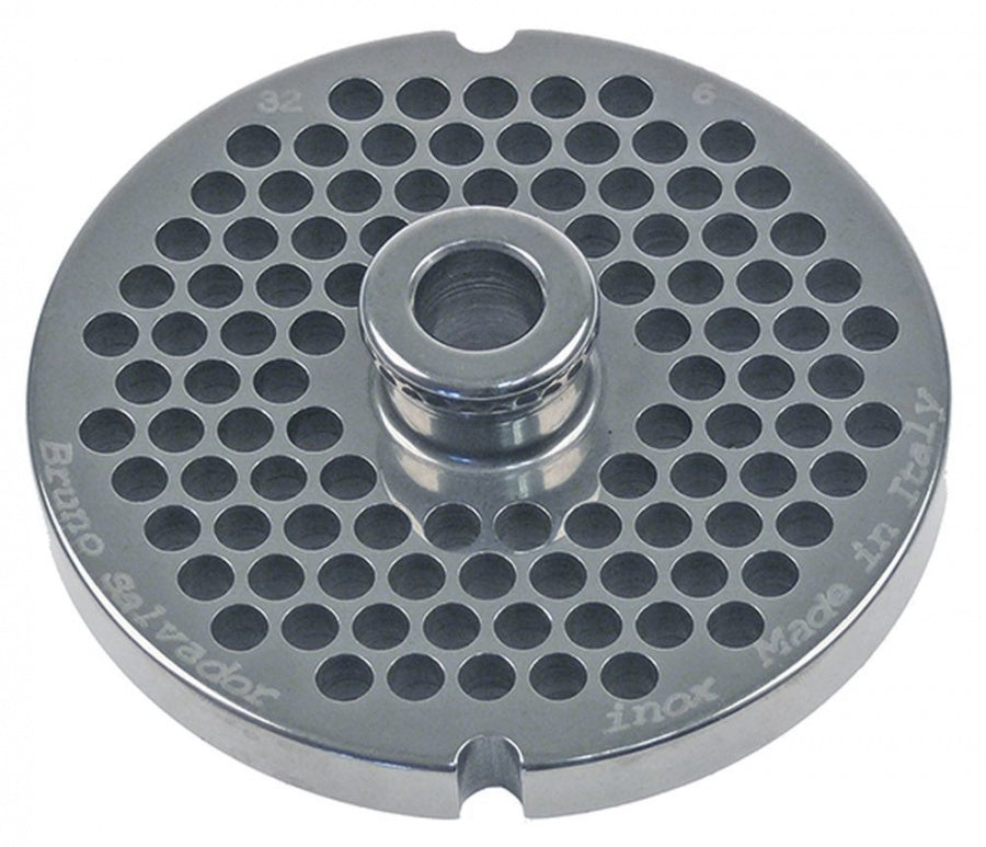 Sită/ciur mașina de tocat oțel inoxidabil ø 99,7mm ø găuri 6mm mărime 32 cu butuc tip ENTERPRISE - 696141