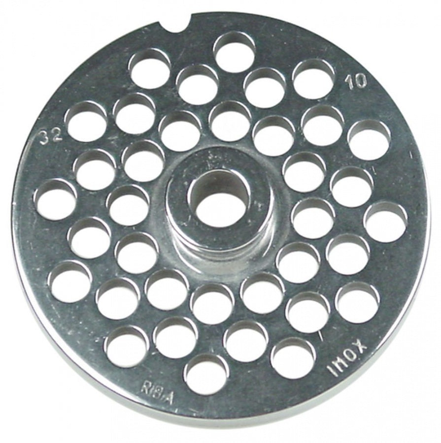 Sită/ciur mașina de tocat oțel inoxidabil ø 98mm ø găuri 10mm mărime 32 cu butuc tip ENTERPRISE - 696144