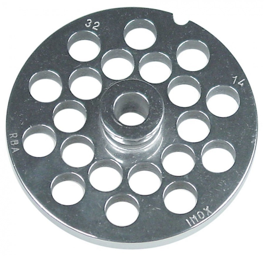  Sită/ciur mașina de tocat oțel inoxidabil ø 99,7mm ø găuri 14mm mărime 32 cu butuc tip ENTERPRISE - 696146