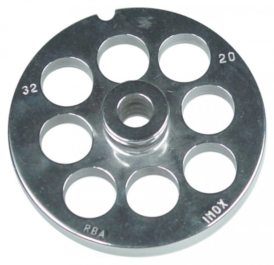  Sită/ciur mașina de tocat oțel inoxidabil ø 99,7mm ø găuri 20mm mărime 32 cu butuc tip ENTERPRISE - 696149