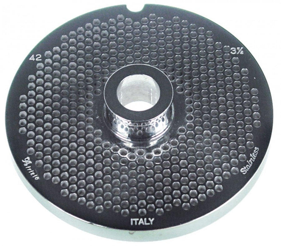 Sită/ciur mașina de tocat oțel inoxidabil ø 130mm ø găuri 3,5mm mărime 42 cu butuc tip ENTERPRISE - 696151