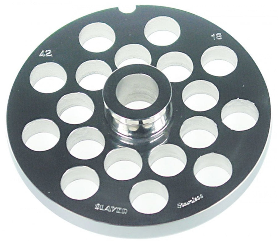 Sită/ciur mașina de tocat oțel inoxidabil ø 130mm ø găuri 18mm mărime 42 cu butuc tip ENTERPRISE - 696159