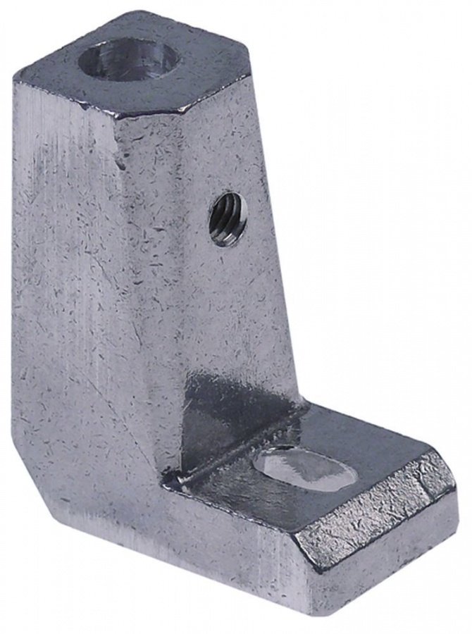  Bracket for sharpener units L 52mm W 30mm H 61mm hole ø 12mm mounting thread M8 aluminium - 696242