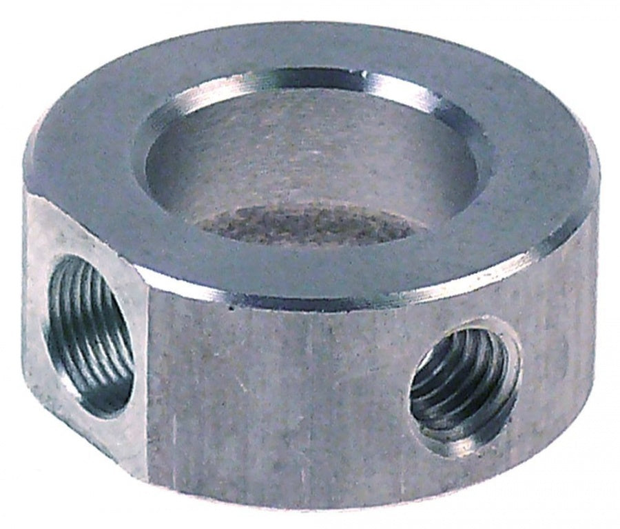Bracket thread M10x0.75 ø 35mm for microswitch ID ø 20,2mm thickness 15mm mounting thread M8 - 696249