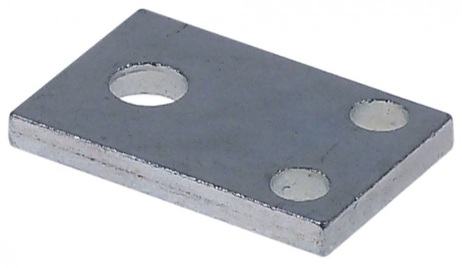  Connection plate L 37mm W 25mm for motor thickness 4mm hole ø 6mm hole distance 15,5mm - 696277