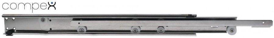 Drawer slide L 500mm pull-out length 560mm SS H 60mm telescopic total length 1060mm Qty 1 pair - 696343