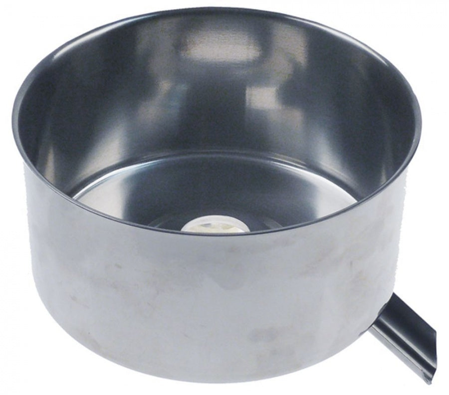  Spillage tray for citrus juicers ø 180mm hole ø 34mm H 87mm SS - 696354