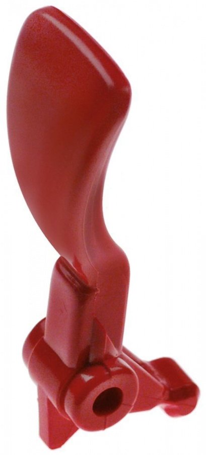 Clapeta levier pentru robinet, L 95 mm, culoare rosie, 22700-01800 - 696367