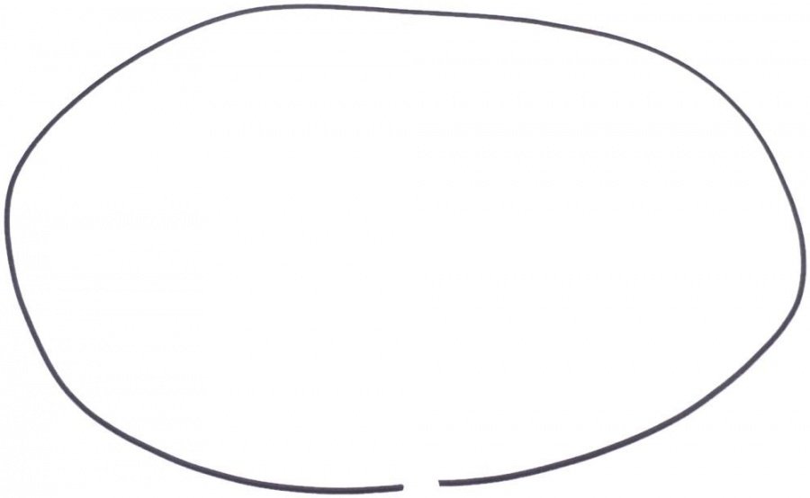 Foam rubber gasket ø 3mm Qty by meter - 696390