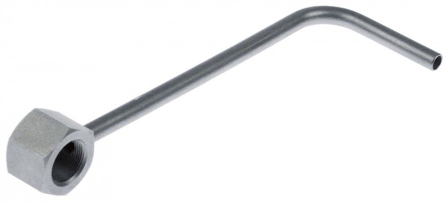  Injection pipe L-shape for combi-steamer L 555mm WS 27 M18 ø 8mm - 696444