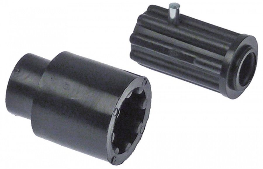  Coupling set L 44mm D1 ø 23mm D2 ø 11mm int. ø 1 7/8mm teeth 8 - 696466