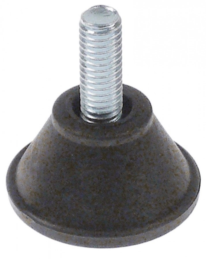 Equipment foot thread 3/8" Whitworth ø 43mm H 24mm thread L 24mm Qty 1 pcs - 696484