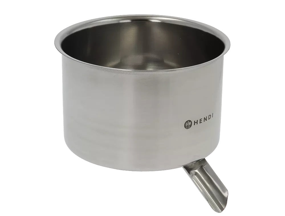 Spillage tray for citrus juicers ø 175mm hole ø 42mm H 110mm SS - 696502