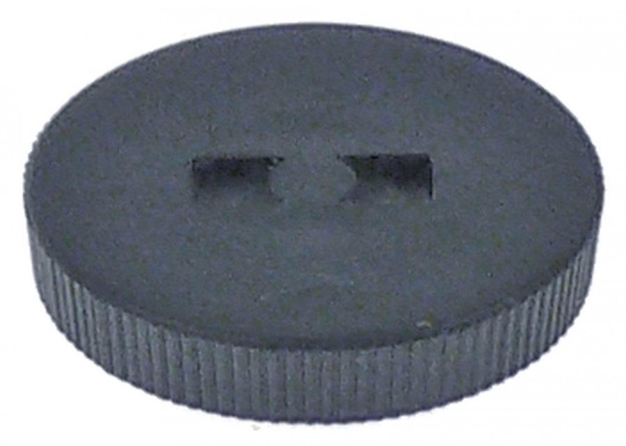 Knob for PCB ø 26mm black Qty 1 pcs - 696506