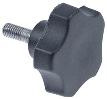  Locking screw thread M8x1,25 thread length 23mm handle ø 50mm black plastic 250 - 696556