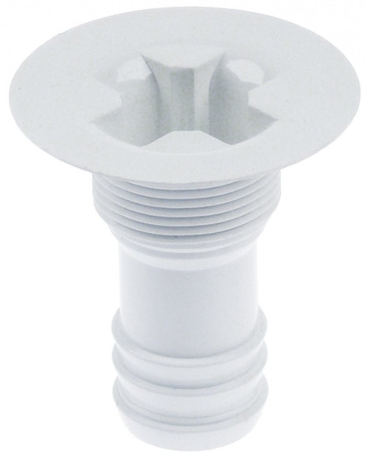 Drain fitting ø 50mm ¾ hose connector ø 21mm L 55mm straight for ice-cube maker - 696583