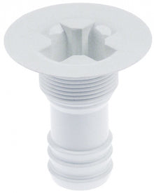 Drain fitting ø 50mm ¾ hose connector ø 21mm L 55mm straight for ice-cube maker - 696583