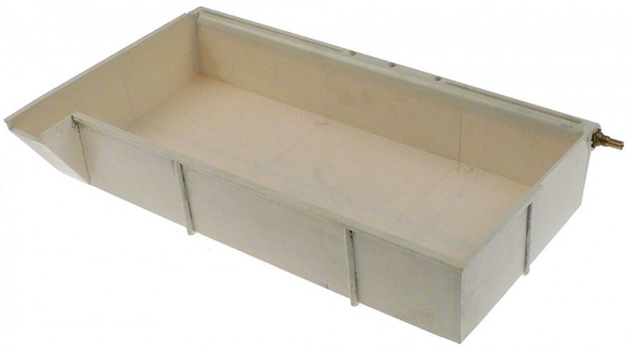 Sump for ice maker L 360mm W 175mm H 70mm white - 696618