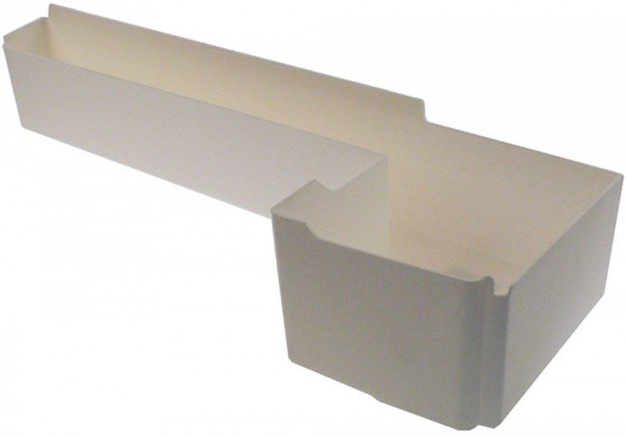  Sump for ice maker L 680mm W 240mm H 150mm white - 696647